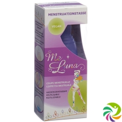 Me Luna Menstruationstasse Sport S Blau-Violett