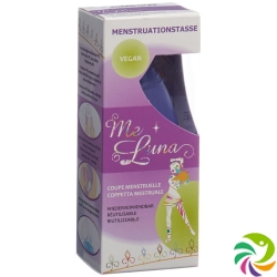 Me Luna Menstruationstasse Sport M Blau-Violett