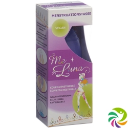 Me Luna Menstruationstasse Sport L Blau-Violett