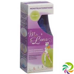 Me Luna Menstruationstasse Sport Shorty S Blau-vi