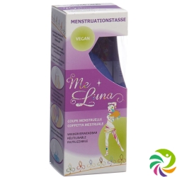 Me Luna Menstruationstasse Sport Shorty M Blau-vi