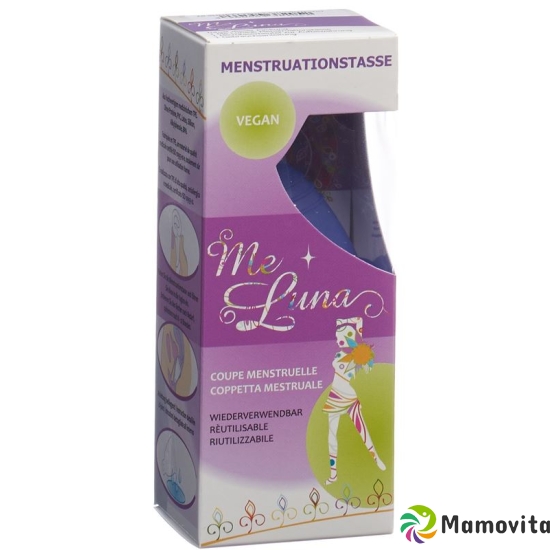 Me Luna Menstruationstasse Sport Shorty M Blau-vi buy online