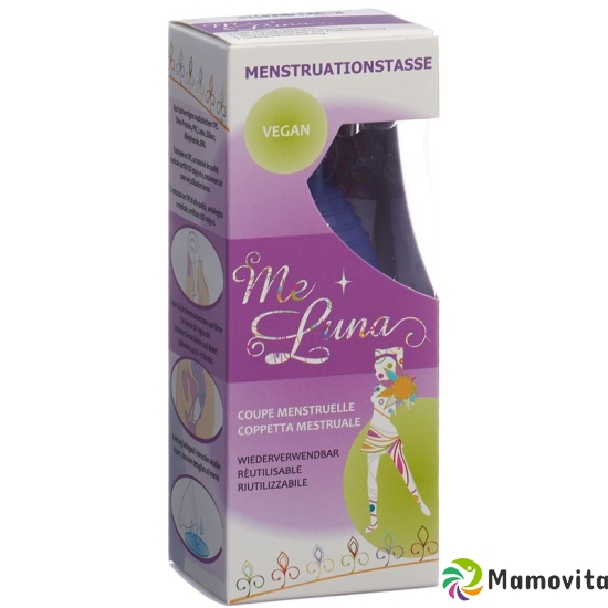 Me Luna Menstruationstasse Sport Shorty L Blau-vi buy online