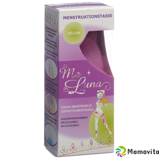 Me Luna Menstruationstasse Soft Shorty M Rosa buy online