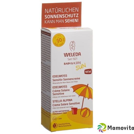 Weleda Edelweiss Sensitiv Sonnencreme LSF 30 150ml buy online