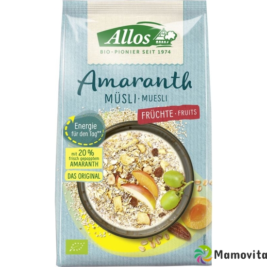 Allos Amaranth Muesli Früchte 375g buy online