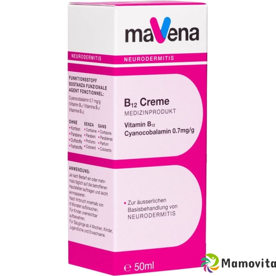 Mavena B12 Cream Tube 50ml buy online