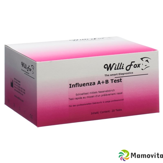 Willi Fox Influenza A & B Test 20 pcs buy online