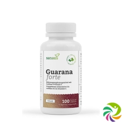 Sanasis Guarana Forte Kapseln 100 Stück