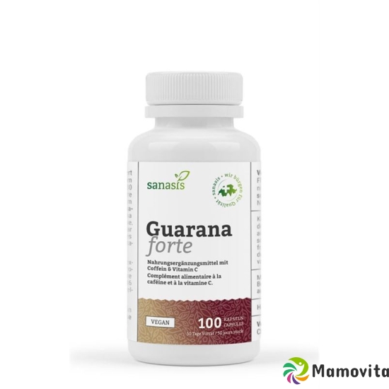 Sanasis Guarana Forte Kapseln 100 Stück buy online