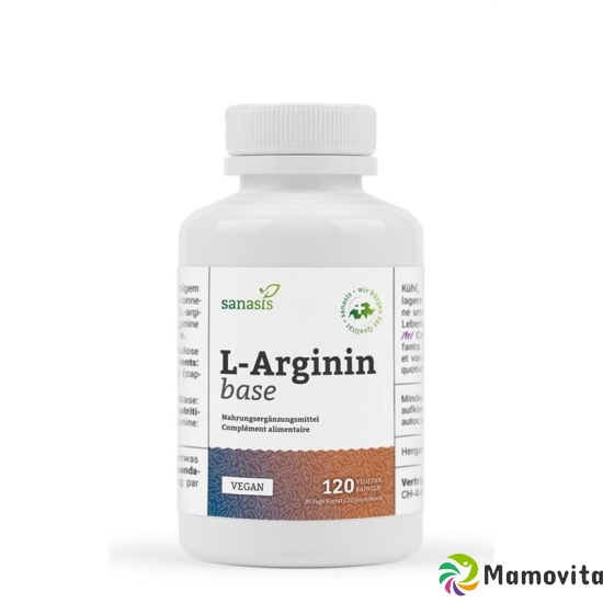 Sanasis L-arginin Base Kapseln 120 Stück buy online