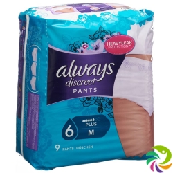 Always Discreet Inkontinenz Pants M Plus 9 Stück