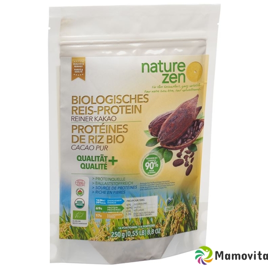 Nature Zen Bio Reis-Protein Reiner Kakao 250g buy online