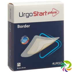 Urgostart Plus Bord Selbs Wundaufla 8x8cm 10 Stück