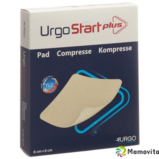 Urgostart Plus Kompresse Wundaufla 6x6cm 10 Stück buy online