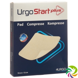 Urgostart Plus Kompresse Wundaufla 10x12cm 10 Stück