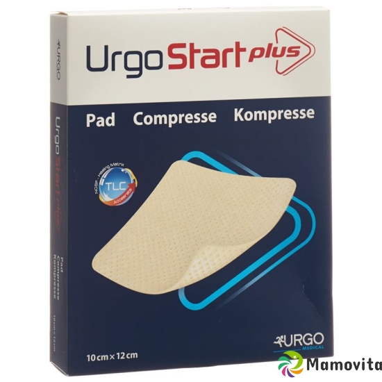 Urgostart Plus Kompresse Wundaufla 10x12cm 10 Stück buy online