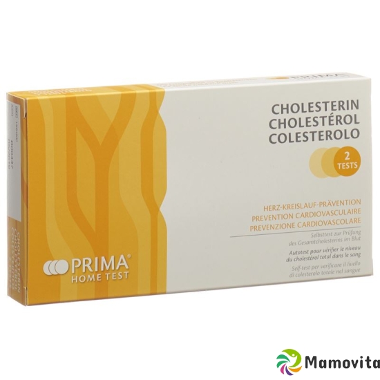 PRIMA HOME TEST Cholesterol Test 2 pcs buy online