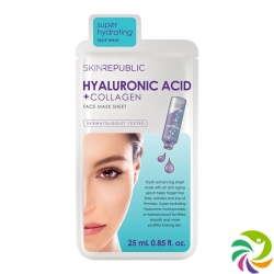 Skin Republic Hyaluron Acid Collagen Face Mask Beutel