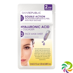 Skin Republic 2 Step Hyaluron Acid+collag Mask Beutel