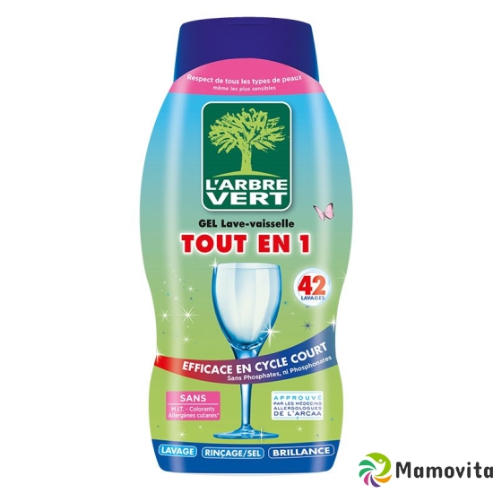 L'Arbre Vert Öko Geschirrsp-Gel All-in-1 Fr 720ml buy online