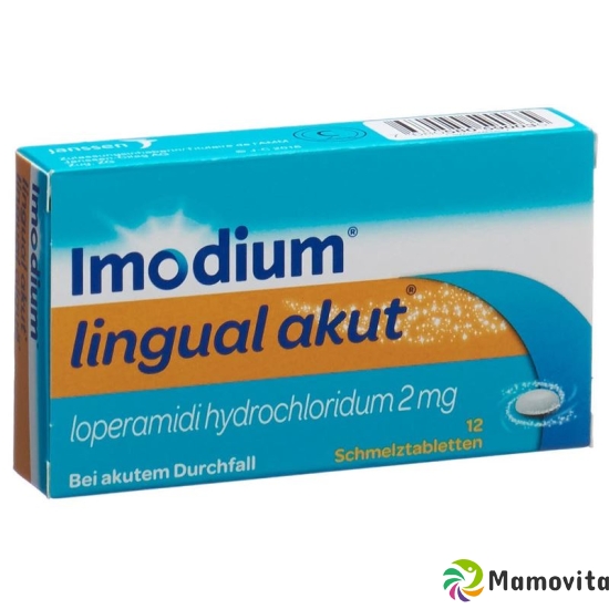 Imodium Lingual Akut Schmelztabletten 2mg 12 Stück buy online