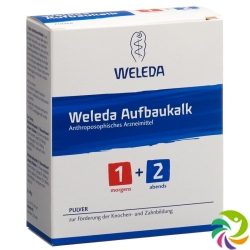 Weleda Aufbaukalk 1+2 Pulver 2 Glas 45g