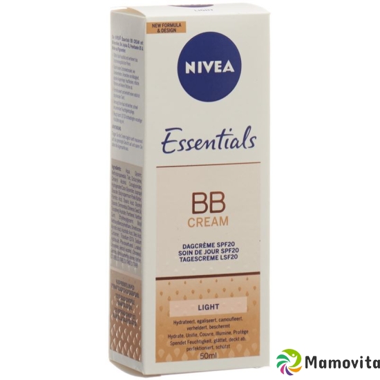 Nivea Face Essentials BB Cream Light LSF 20 50ml buy online