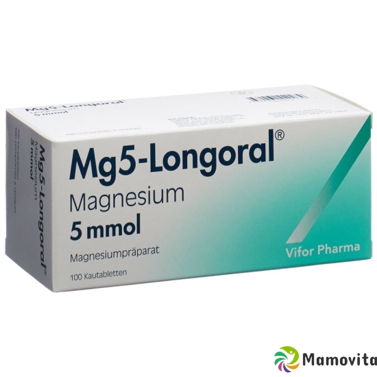 Mg5-longoral Kautabletten 5 Mmol 100 Stück buy online