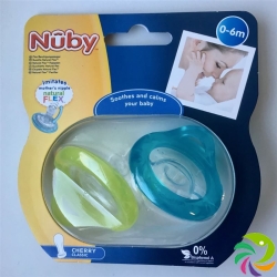 Nuby Nuggi Flex 0-6 Monate 2 Stück