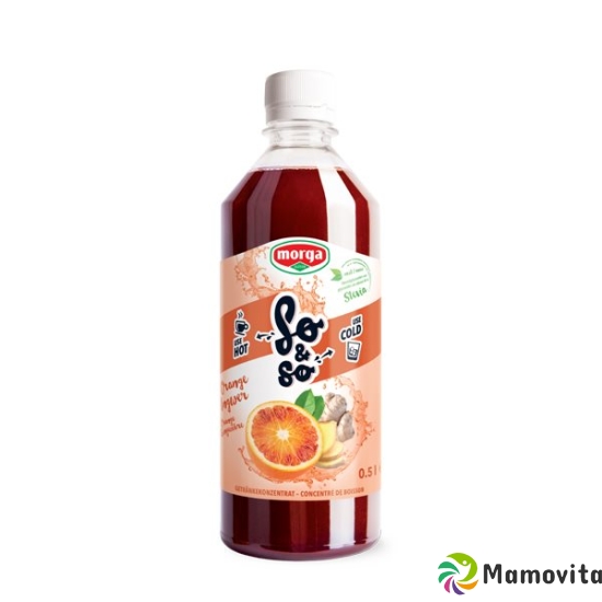 So&so Orange-Ingwer Konzentrat mit Stevia Flasche 5dl buy online