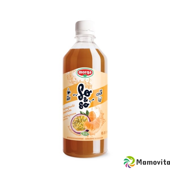 So&so Passionsfrucht-Mandarine Konzentrat Bio Flasche 5dl buy online