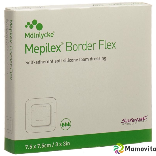 Mepilex Border Flex 7.5x7.5cm 5 Stück buy online