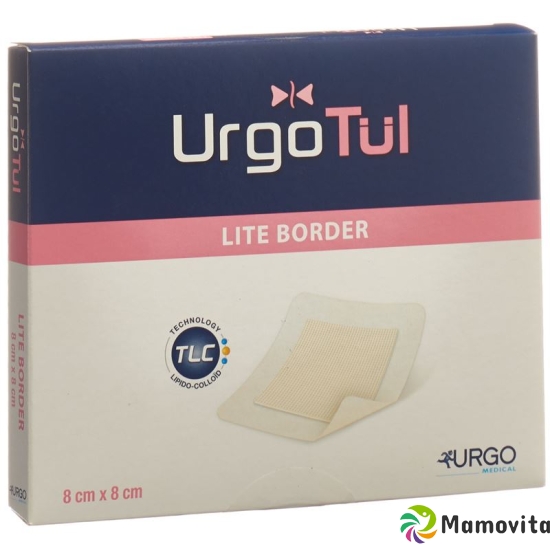 Urgotuel Lite Border Wundauflage 8x8cm 10 Stück buy online