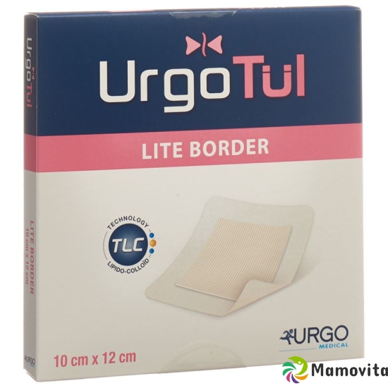 Urgotuel Lite Border Wundauflage 10x12cm 10 Stück buy online