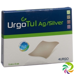 Urgotuel Silver Wundauflage 5x5cm 10 Stück