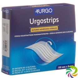 Urgostrips Wundnahtstreifen 100x6mm 50x 10 Stück