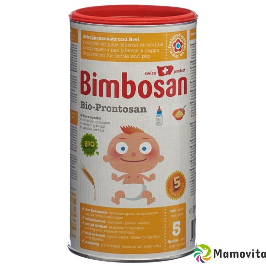 Bimbosan Organic Prontosan Powder 5 Grain Spez Can 300g buy online