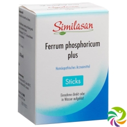 Similasan Ferrum Phos Plus Sticks Globuli Beutel 30 Stück