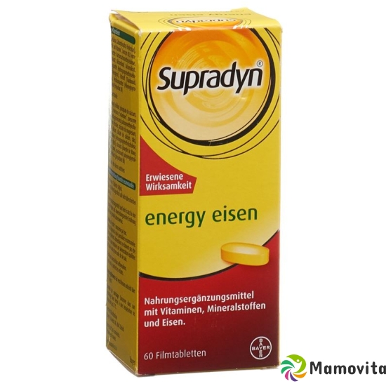 Supradyn Energy Iron Filmtablets Tin 60 pieces buy online