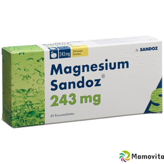 Magnesium Sandoz Brausetabletten 40 Stück buy online