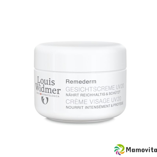 Louis Widmer Remederm Gesichtscreme UV20 nicht parfümiert 50ml buy online