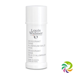 Louis Widmer Deo Creme ohne Aluminium-Salze nicht Parfümiert 40ml