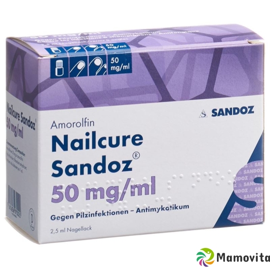 Nailcure Sandoz Nagellack 50mg/ml (d) 2.5ml buy online