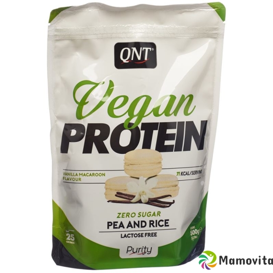 Qnt Vegan Protein Zero Sug-Lact Fr Van Macar 500g buy online