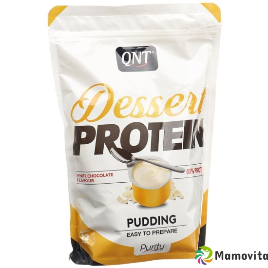 Qnt Dessert Protein Pudding White Chocolate 480g buy online