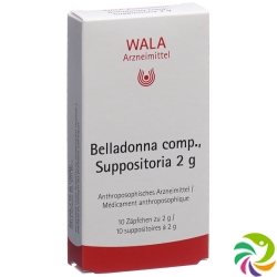 Wala Belladonna Comp Zäpfchen 10x 2g