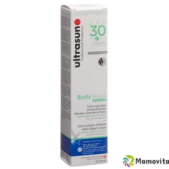 Ultrasun Body Mineral SPF 30 Tube 100ml buy online