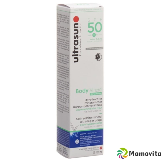 Ultrasun Body Mineral Emulsion SPF 50 Tube 100ml buy online