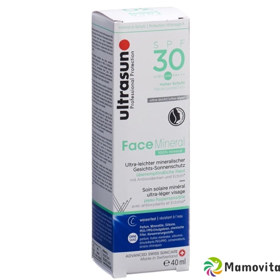 Ultrasun Face Mineral Emulsion SPF 30 tube 40ml buy online